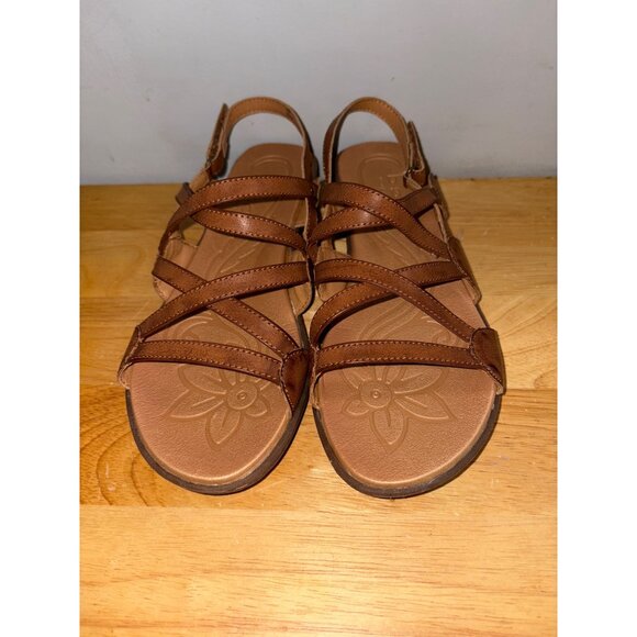 B.O.C. Altheda Brown Strappy Sandals Women's Size 11 - Picture 3 of 14